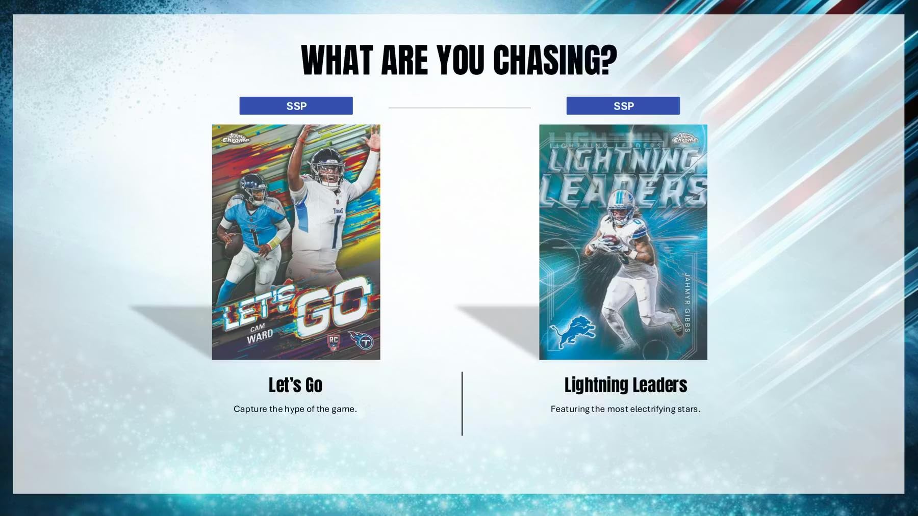 2025 Topps Chrome Football Hobby Trading Card Box (1 Autograph or Autograph Relic Per Box)