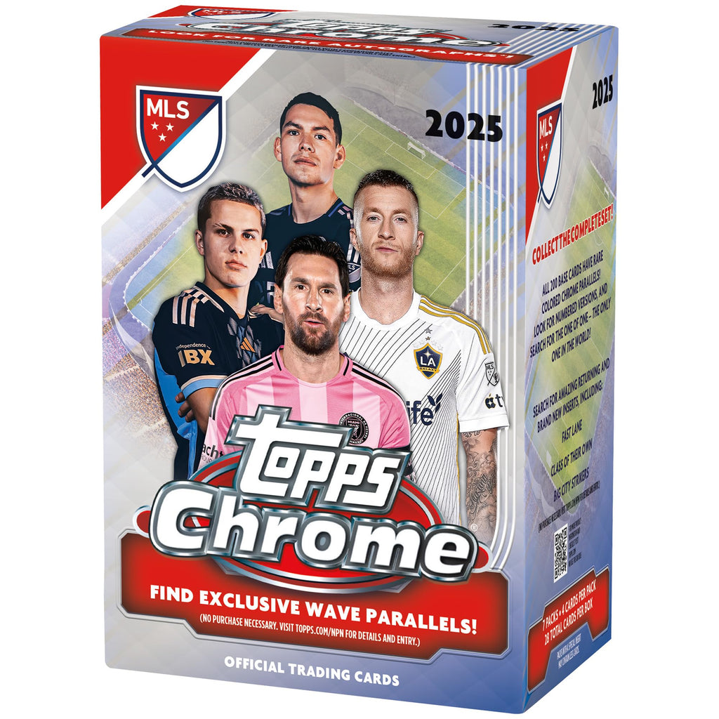 Topps Chrome MLS 2025 - Factory Sealed - Value Box