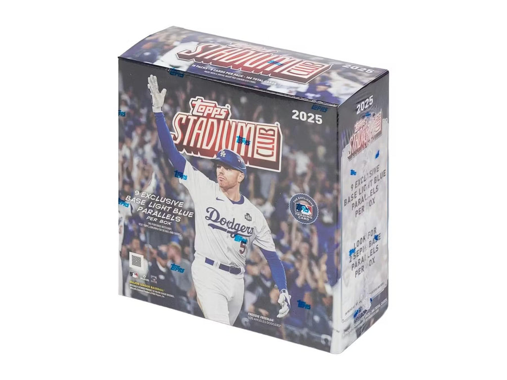 2025 Topps Stadium Club Baseball Mega Trading Card Box (2 Sepia Parallels Per Box)