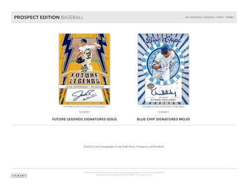 2025 Panini Prospect Edition Baseball Hobby Trading Card Box (4 Autographs Per Box)