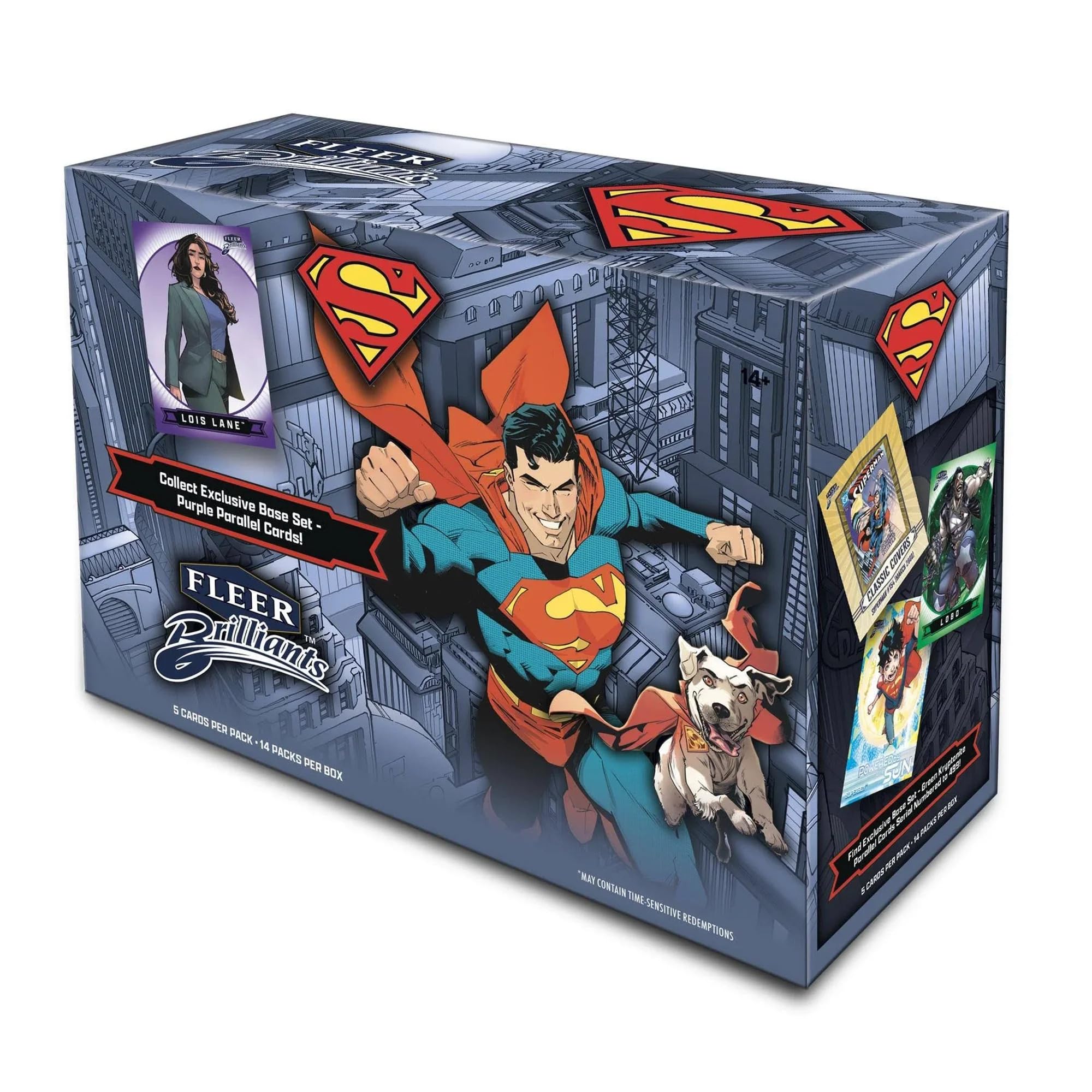 2025 UD Fleer Brilliants Superman Mega Box