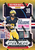 2024 Panini Prizm Draft Picks Football 6-Pack Hobby Blaster Trading Card Box (Exclusive Neon Pink Pulsar Parallels!)
